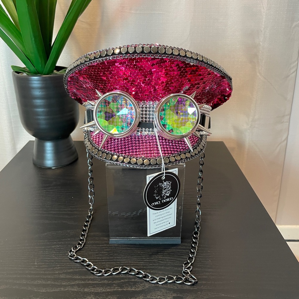 Sequin Captain Hat